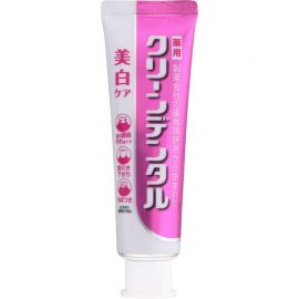 1号仓-第一三共clean dental 美白牙齿去除牙渍暗沉 去渍亮白型牙周防护牙膏 100g 防止牙石沉积烟草污垢