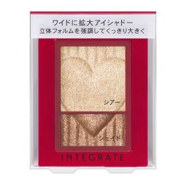 【停产】1号仓-资生堂完美意境 强调轮廓放大双眸 双色眼影 BR271 2.5g SHISEIDO INTEGRATE 轻盈粉质贴合眼皮