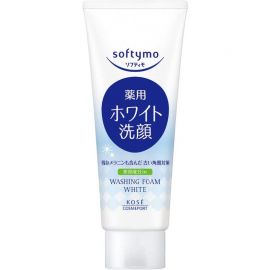 1号仓-高丝softymo 滋润保湿净白嫩肤 美白洗面奶 150g KOSE 清除毛孔油脂污垢