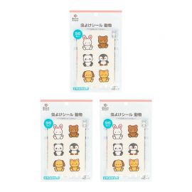2号仓-西松屋 夏日必备 天然植物精油 可爱动物图案 防蚊贴 96枚 3个装 Smart Angel 柠檬桉油 儿童适用 预防蚊叮虫咬