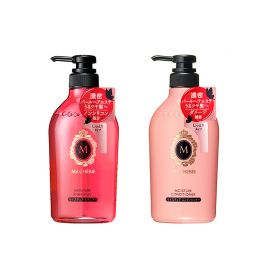 1号仓-MACHERIE玛馨妮 深入滋养 滋润修护 改善干枯毛躁 无硅洗发水 450ml＋护发素 450ml 花果香 改善干枯毛躁 清爽不厚重 珍珠蜂蜜