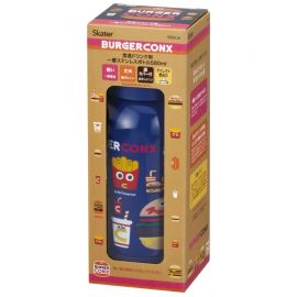 1号仓-斯凯达 不锈钢直饮 便携儿童水壶水杯 580ml 汉堡薯条 1个 Skater 不易生锈 轻巧水杯 常温水水杯 BURGER CONX