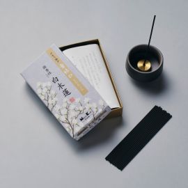 1号仓-日本香堂 香结系列 日本线香 清新微香微烟款 白玉兰香味 110g NipponKodo 熏香 香薰 室内香氛