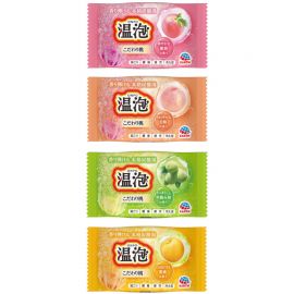 1号仓-安速 温泡系列 持久温暖感 舒缓疲劳 炭酸入浴剂 40g×20粒 碳酸气泡 温泉成分 滋润肌肤