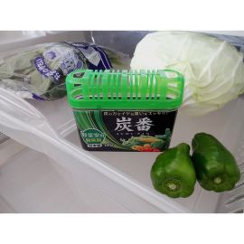 1号仓-小久保 炭番 强力除臭去味 冰箱除臭炭 除臭剂 冰箱蔬果室专用 200g 活性炭 快速吸附异味