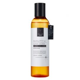 1号仓-QualityFirst肤丽泽 润泽紧肤改善暗沉 VC毛孔护理化妆水 清爽型 240ml DERMA LASER 细腻毛孔提升弹力透明感 凯丽肤 皇后的秘密同公司出品【寒冷地区慎拍，易冻结】