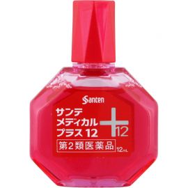 2号仓-参天制药 Sante参天 Medical Plus 12 护理型抗疲劳角膜护理眼药水 缓解眼睛疲劳 12ml【第2类医药品】