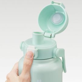 1号仓-斯凯达 双层真空 大容量长效保冷杯(不保温) 1000ml 米菲兔 1个 Skater 长时间保冷 手提便携水杯 Miffy