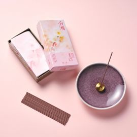 1号仓-日本香堂 传承系列 日本线香 白梅花香味 100g NipponKodo 添加玫瑰与橙花精油 熏香 香薰 室内香氛