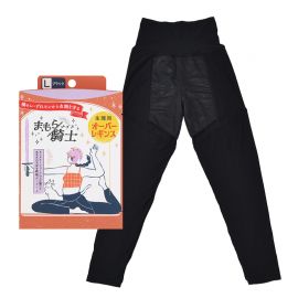 1号仓-西川 经期防漏防侧漏 生理期打底长裤 L 黑色 臀围：92-100cm 1条 守护骑士  暖宫保温 姨妈期安全裤 生理長裤 