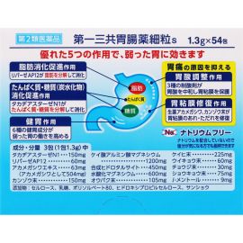 2号仓-第一三共 双重消化酶 缓解胃痛胃胀 修护胃黏膜 综合胃肠散 54包 帮助消化 改善胃部不适【第2类医药品】