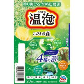 1号仓-安速 温泡系列 持久温暖感 舒缓疲劳 炭酸入浴剂 40g×20粒 碳酸气泡 温泉成分 滋润肌肤
