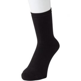 1号仓-kokopita 4倍保温结构 锁温不易散热 脚尖保暖 女士半袜 1双 黑色 23-25cm 吸湿发热吸汗速干 保湿除味