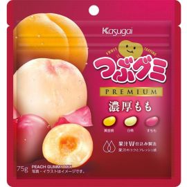 2号仓-春日井制果 果汁丰富 浓郁滋味 粒粒软糖 浓香桃子味 75g 多种桃味融合 浓厚果香 清新可口
