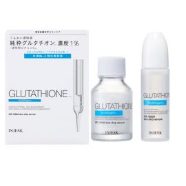 1号仓-松本清INJESK 谷胱甘肽 10000 高浓度配方 调理肤色不均 补充水分 双效鲜活滴管精华 18ml+0.5g 高保湿 均匀肤色 