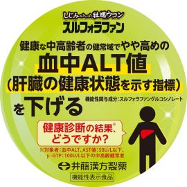 2号仓-井藤汉方 含蜆精牡蛎姜黄提取物 维持ALT值平衡 健肝片 60粒 肝脏健康 无香料色素 肝脏代谢