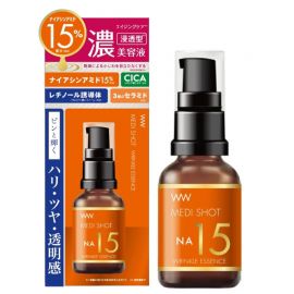 1号仓-桃谷顺天馆 明色 NA15烟酰胺15%抗皱高浓度美容液 30ml MEDISHOT NA15 CICA+神经酰胺+玻尿酸+胶原蛋白 改善细纹 改善暗沉