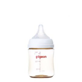 1号仓-贝亲 母乳衔接辅助 轻盈材质 PPSU塑料婴儿奶瓶 SS号 160ml Pigeon 母乳实感系列 防摔防胀气 易清洗 宽口径