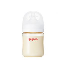 1号仓-贝亲 母乳衔接辅助 轻盈材质 PPSU塑料婴儿奶瓶 SS号 160ml Pigeon 母乳实感系列 防摔防胀气 易清洗 宽口径