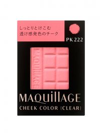 【取扱中止】1号仓-SHISEIDO资生堂 MAQUILLAGE心机彩妆 单色腮红 透明感 内芯（外盒需另购）粉色 PK222