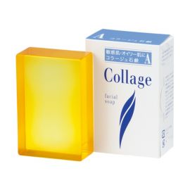 【停产】1号仓-持田 COLLAGE A 控油祛痘 香皂 100g 敏感油性肌用 低刺激性 面部身体可用 清爽洗净多余皮脂污垢