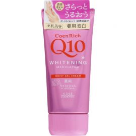 1号仓-高丝CoenRich 清爽滋润保湿 Q10美白啫喱护手霜 80g 3个装 KOSE 美白预防色斑雀斑 护理指甲倒刺