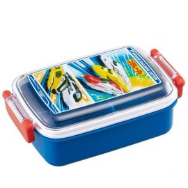 1号仓-SKATER斯凯达 儿童抗菌便当盒 附带隔菜板 微波炉洗碗机适用 普乐路路PLARAIL图案 1个