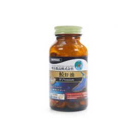 2号仓-明治药品 新健康kirari系列 提升免疫力 辅助降三高 中老年保健 双重配方 高纯度鲛肝油软胶囊 加强版 150粒 代谢调理 无添加色素防腐剂