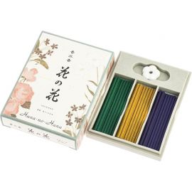 1号仓-日本香堂 东方花香 玫瑰百合堇菜 三香线香礼盒 30根 附香插 NipponKodo 典雅复古包装 香气层次丰富 冥想使用