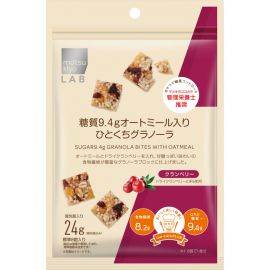 2号仓-松本清 matuskiyo LAB 日本注册营养师推荐 低糖零食 9.4克糖 燕麦饼 蔓越莓味24g