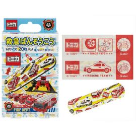 2号仓-SKATER斯凯达 急救创可贴 牢固贴合保护伤口 TOMICA多美卡汽车图案 M号 20片