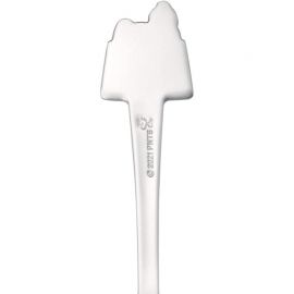 1号仓-斯凯达 不锈钢儿童餐具 安全耐用 适配儿童手型 叉子 14cm 1支 史努比屋顶图案 Skater 支持洗碗机清洗 可爱立体 便于握持