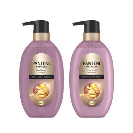 1号仓-潘婷 奇迹系列 改善发丝蓬乱 毛躁修护 洗发水440g＋护发素440g 玫瑰橙果香 P&G 修护受损 高保湿 滋养发丝