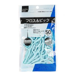 1号仓-松本清 matsukiyo 弓形牙线 蓝色 50支