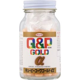 2号仓-KOWA兴和 Q&P系列Gold α维生素片160粒  6种维生素促进新陈代谢 缓解身体疲劳【第3类医药品】