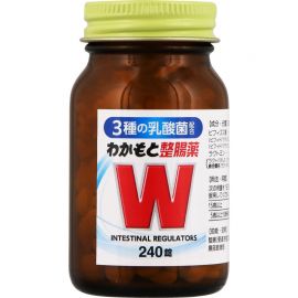 2号仓-WAKAMOTO若素 调理肠道 乳酸菌整肠丸 240粒 益生菌 改善便秘腹泻 缓和腹胀感 (指定医药部外品)