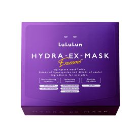 1号仓-Lululun 抗衰提亮 外泌体精华液保湿面膜 28片 HYDRA-EX-MASK Exosome 舒缓干燥 改善暗沉 增加肌肤弹力透明感