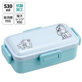 1号仓-斯凯达 抗菌防漏密封 便当盒 530ml 猫和老鼠吵架图案 1个 抗菌加工 可微波 卡通饭盒 便携饭盒 带分格 汤姆杰瑞