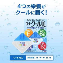 2号仓-ROHTO乐敦Cool 40α维他命舒缓疲劳清凉眼药水 清凉度5  12ml 5个装【第3类医药品】【寒冷地区勿拍，易冻结】