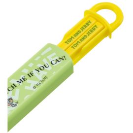 1号仓-斯凯达 抗菌可放洗碗机 便携儿童筷子套装 猫和老鼠捉迷藏图案 1套 Skater 筷子+筷子盒 卡通餐具 外出便携餐具 汤姆杰瑞