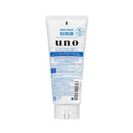 1号仓-UNO吾诺   毛孔清洁 改善肌肤粗糙 男士磨砂洗面奶 130g 去角质 天然矿物泥 温和清洁