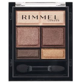 1号仓-芮谜 打造元气眼妆 甜美明亮 细腻柔润 柔雾光泽 五色眼影盘 4.6g  RIMMEL 附镜子 提升光感 长效持妆 方便补妆