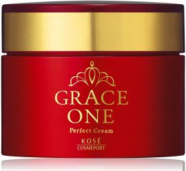 1号仓-高丝GRACE ONE 高保湿抗皱紧致 浓胶原蛋白面霜 100g KOSE 三合一抗初老淡纹保湿补水