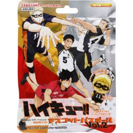 1号仓-东宝 趣味泡澡 随机附赠角色公仔 沐浴球 55g×1个 排球少年 橘子香 洗澡球洗澡浴球 放松身心 惊喜盲盒