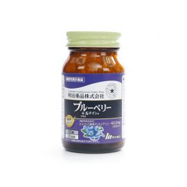 2号仓-明治药品 新健康kirari系列 缓解眼疲劳 保护视力 蓝莓素＋叶黄素 护眼素胶囊 60粒 舒缓眼睛疲劳干涩 维持清晰