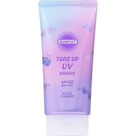 1号仓-高丝SUNCUT 轻盈触感 修饰暗沉 提亮防晒美容精华 SPF50+ PA++++ 薰衣草紫 80g 3个装 高效紫外线防护 高保湿配方 均匀肤色 多重保护