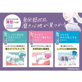 1号仓-丹特博 阶梯式植毛 清洁牙缝死角 针对性地清洁 超小头牙刷 1支 普通刷毛 深入牙缝 提升清洁效率 