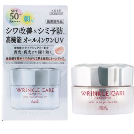 1号仓-高丝Grace One 舒缓提拉 提亮肤色 美白保湿修复 啫喱防晒日霜 60g KOSE SPF50+ PA++++ 防晒乳 细致肌肤 提升肌肤弹性