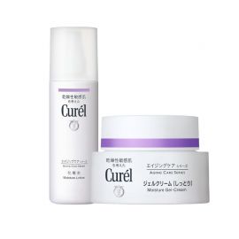 1号仓-珂润 改善细纹 抗老紧致保湿化妆水 140ml+抗老紧致保湿啫喱面霜 40g  干敏肌用 防止肌肤粗糙 紧致锁水【寒冷地区慎拍，易冻结】