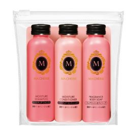1号仓-MACHERIE玛馨妮   改善毛躁干枯 温和清洁 洗护沐旅行套装 3件组 沐浴乳50ml+洗发水50ml+护发素50ml 出差短途旅行 便携装 